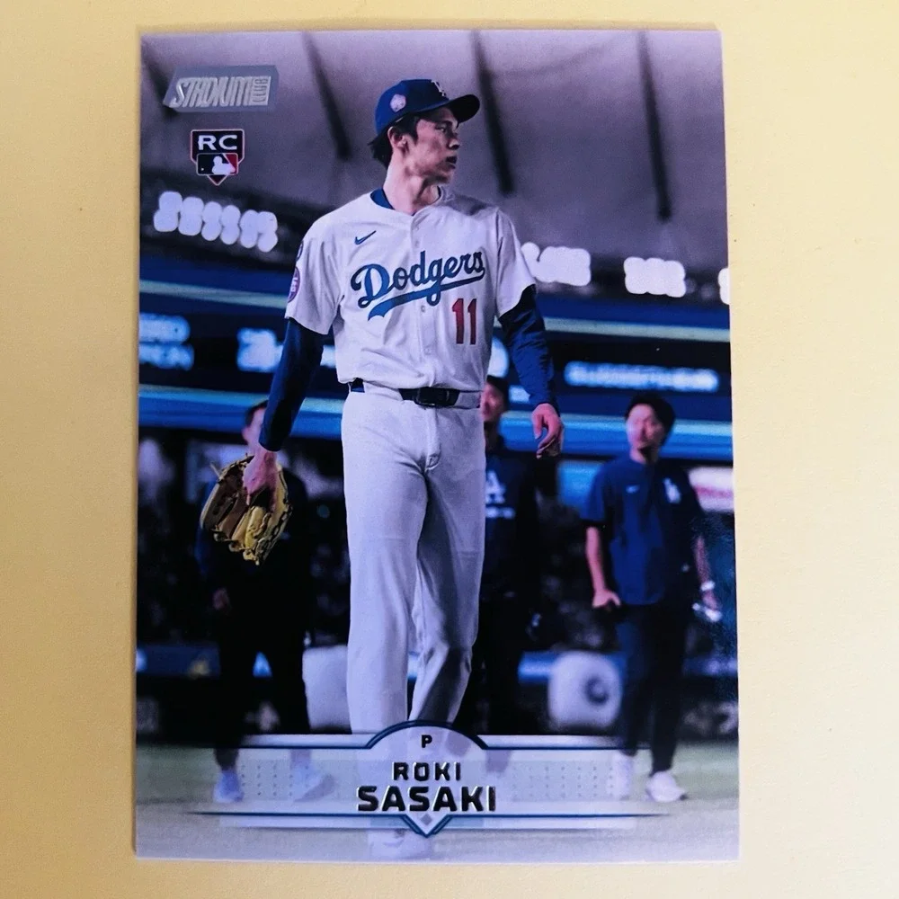 2025 Topps Stadium Club Baseball Roki Sasaki RC #187 Los Angeles Dodgers‎